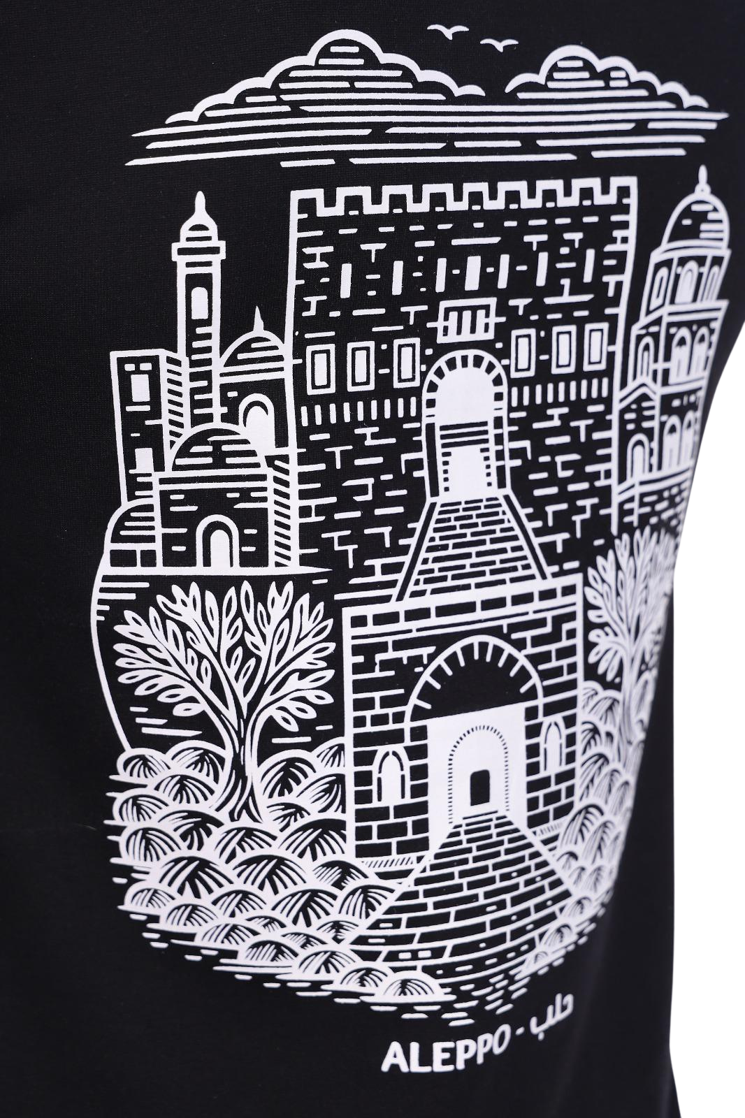 Aleppo Unisex Oversize Premium T-shirt (Black)